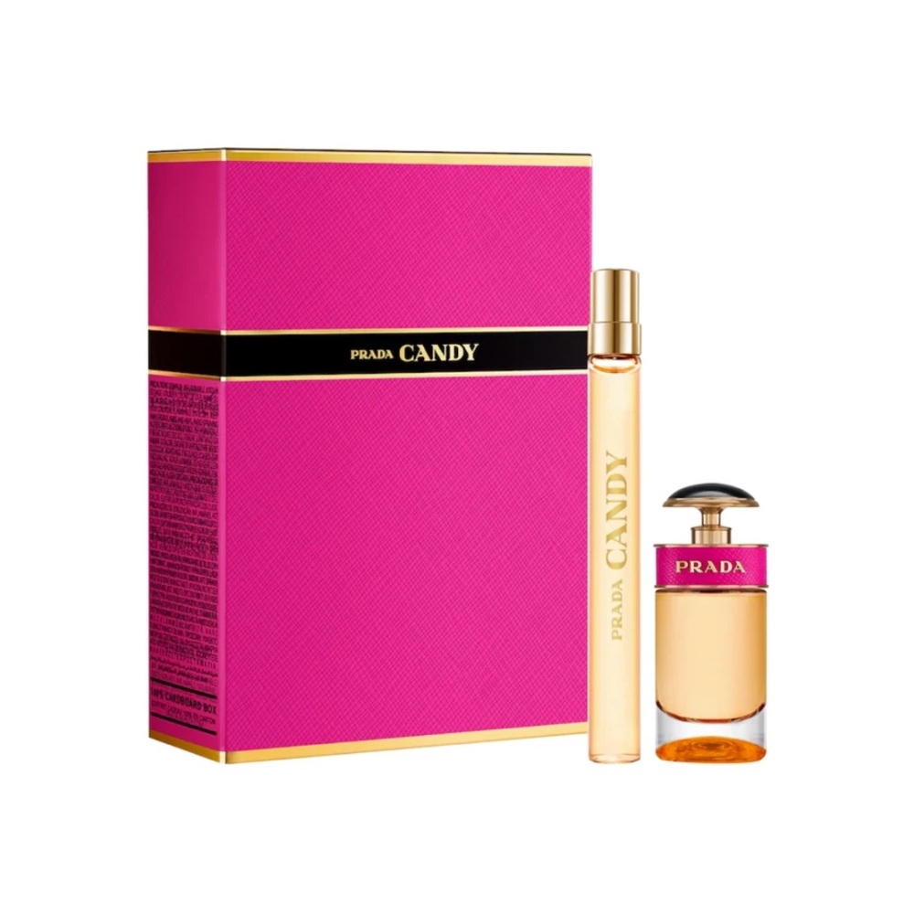 PRADA Candy Eau de Parfum Boxed Set - .21 fl oz Dab-on & .33 fl oz Spray NIB
